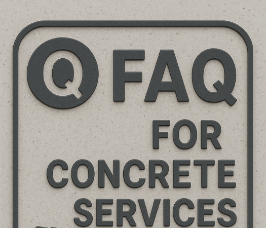 Frequently asked questions about concrete services
