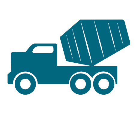 Concrete equipment icon