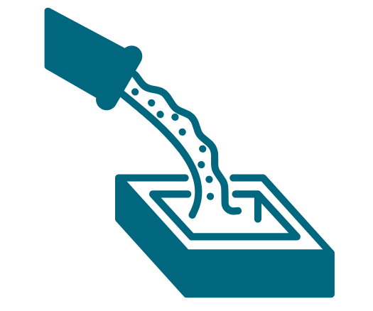 Concrete pouring icon