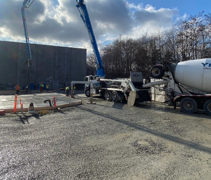 Commercial concrete foundation