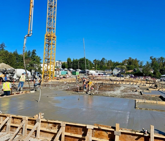 Concrete reinforcement work