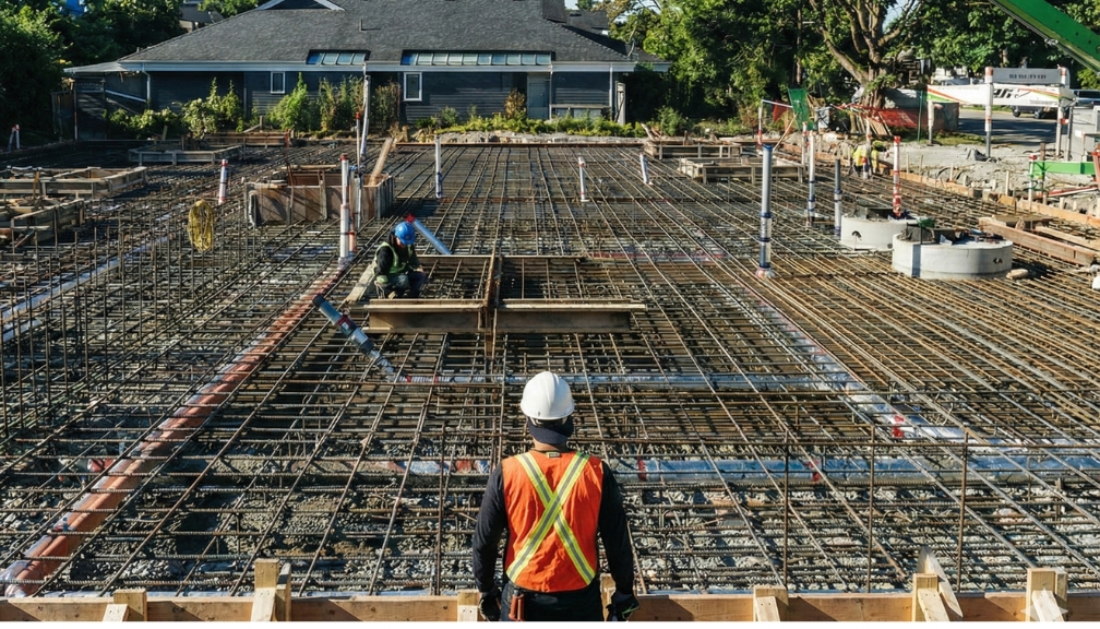 Finished concrete project