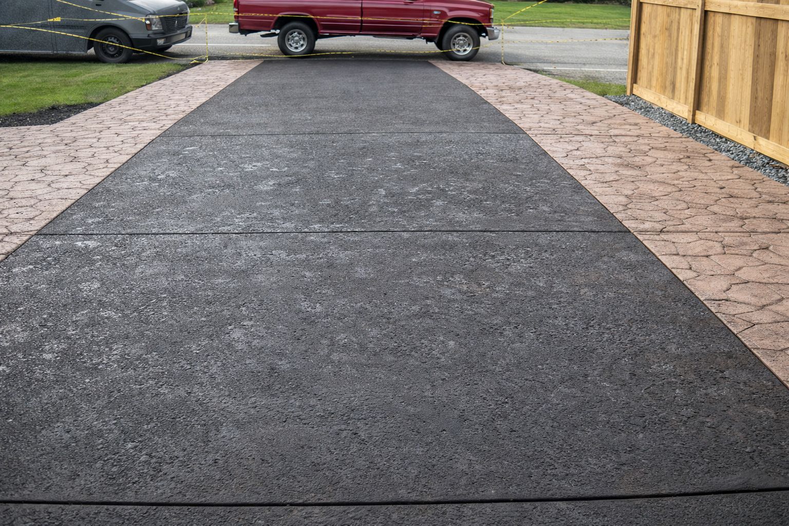 Driveway concrete Vancouver residential pour